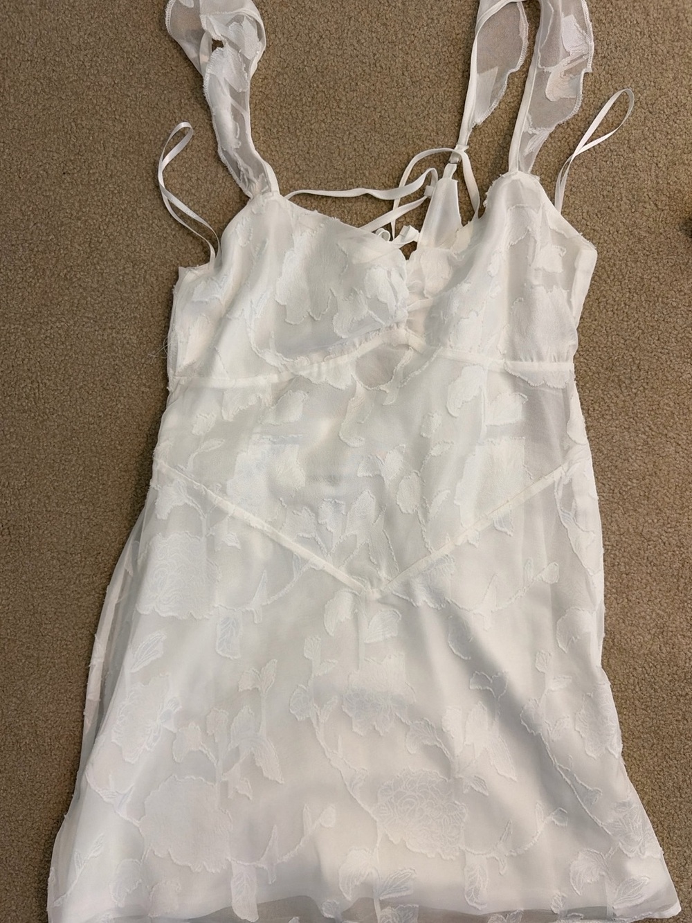 Princess Polly White Lace Dr